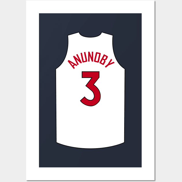 OG Anunoby Toronto Jersey Qiangy Wall Art by qiangdade